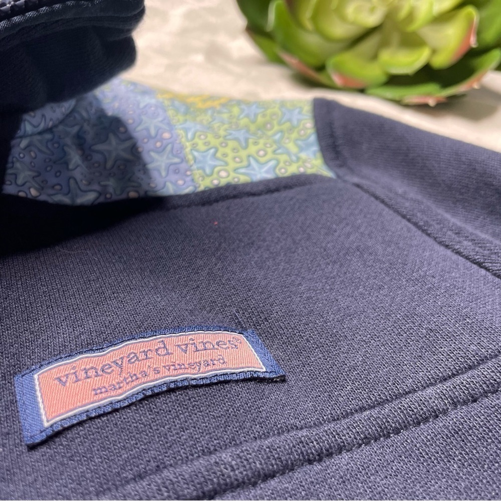 Vineyard Vines Classic Patchwork Quarter Zip Shep… - image 5